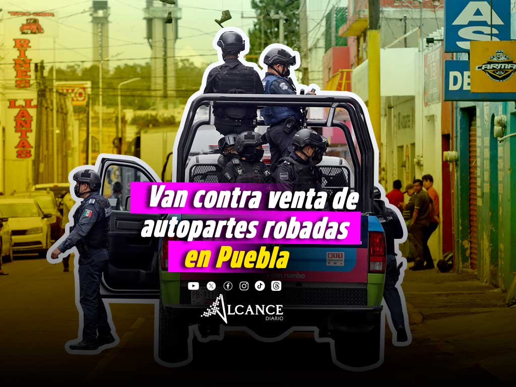 Realizarán operativos para evitar venta ilegal de autopartes en Puebla