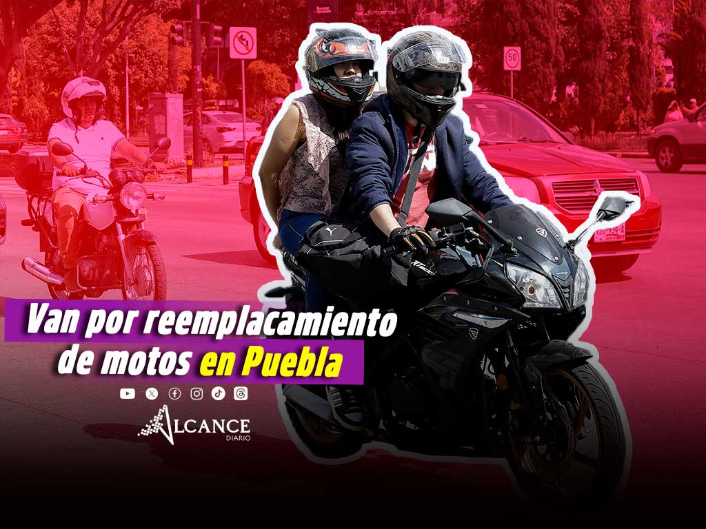 Habrá reemplacamiento de motos en Puebla, Congreso buscará que sea gratuito