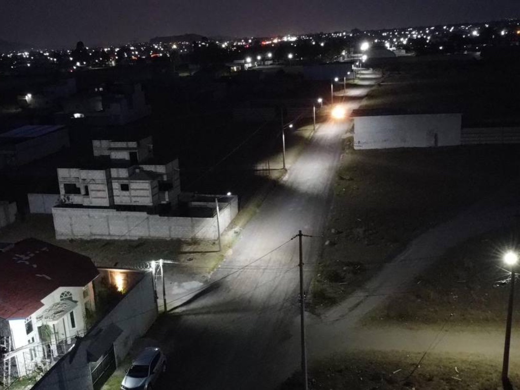 seguridad Amozoc iluminación