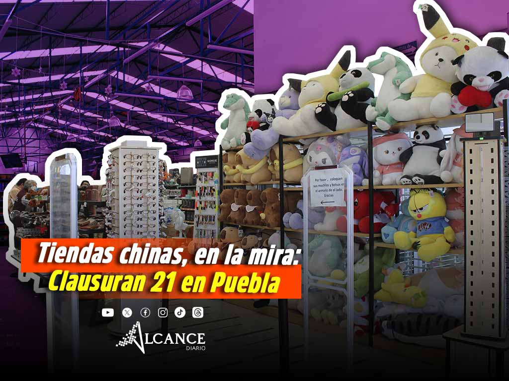 tiendas chinos clausuradas Puebla 