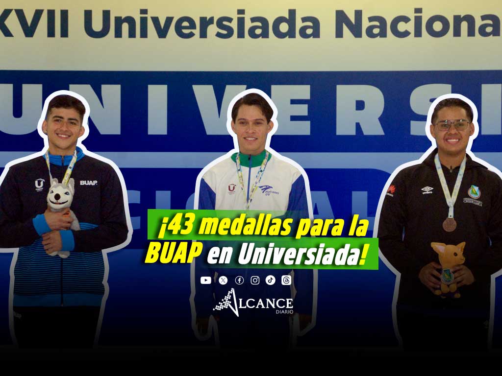 Acumulan atletas de la BUAP 43 medallas en primeros días de Universiada Nacional