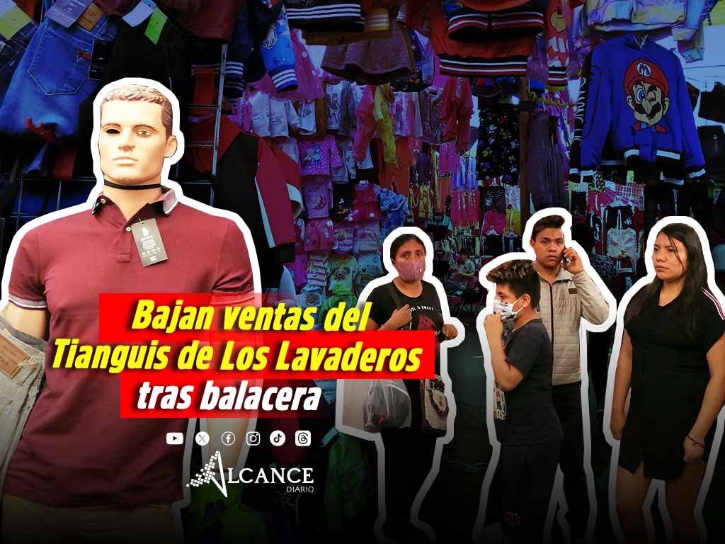Tianguistas de Los Lavaderos rechazan vínculos con grupos delictivos; acusan baja en ventas