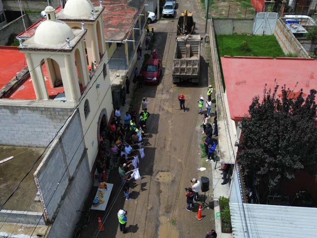 Inician obras de infraestructura en Amozoc