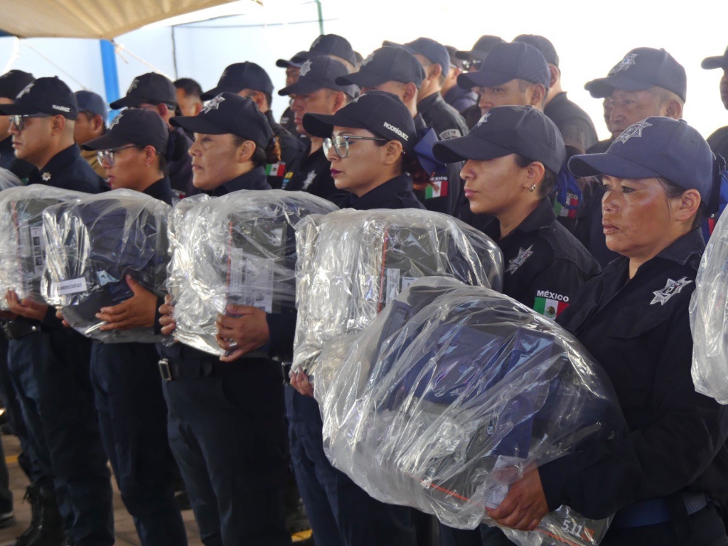 uniformes policías Coronango