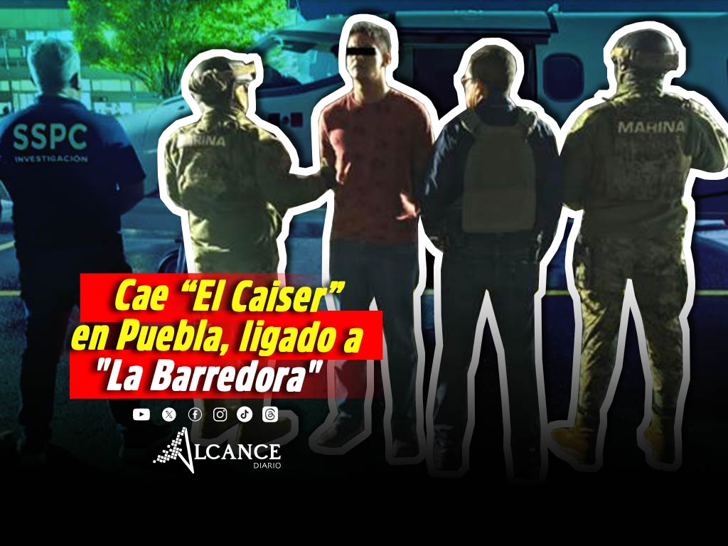 Detienen en Puebla a El Caiser, lo buscaban en Tabasco por homicidios ligados a "La Barredora"