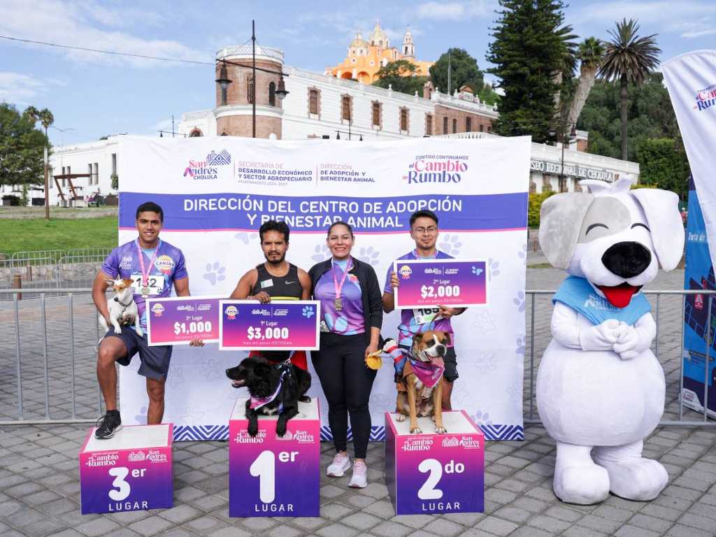 San Andrés Cholula celebra su Primera Carrera Canina
