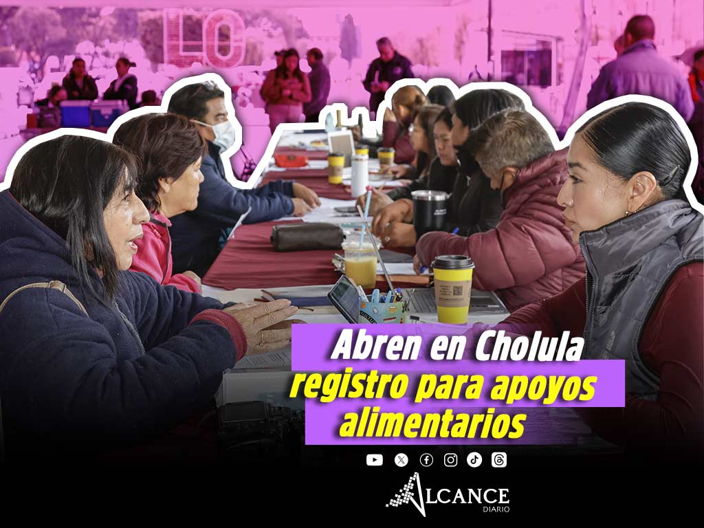 Ya está abierto el registro para recibir apoyos alimentarios en San Pedro Cholula