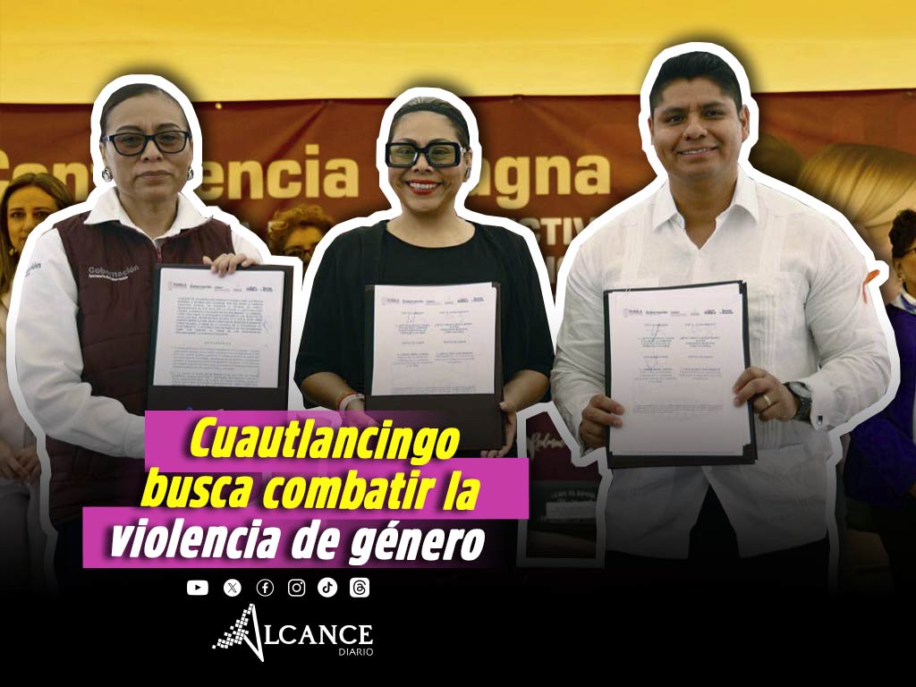 Ayuntamiento de Cuautlancingo firma convenio con asociaciones de mujeres para combatir la violencia de género
