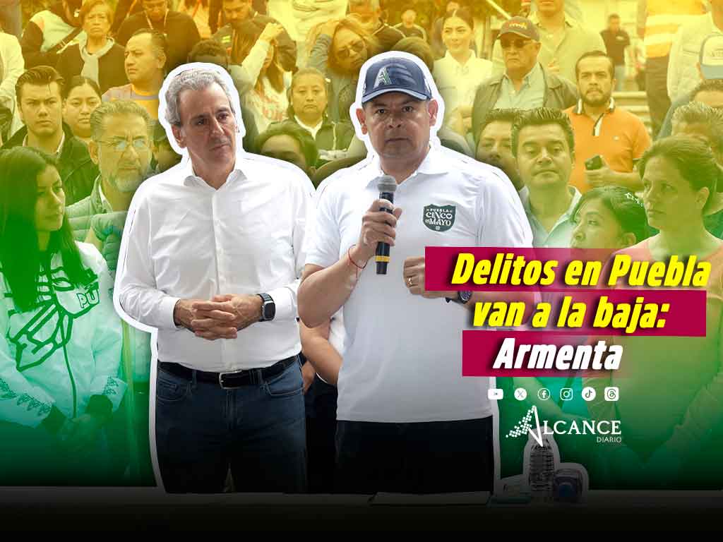 Armenta asegura que los delitos han disminuido en Puebla; responde a cifras de percepción de inseguridad