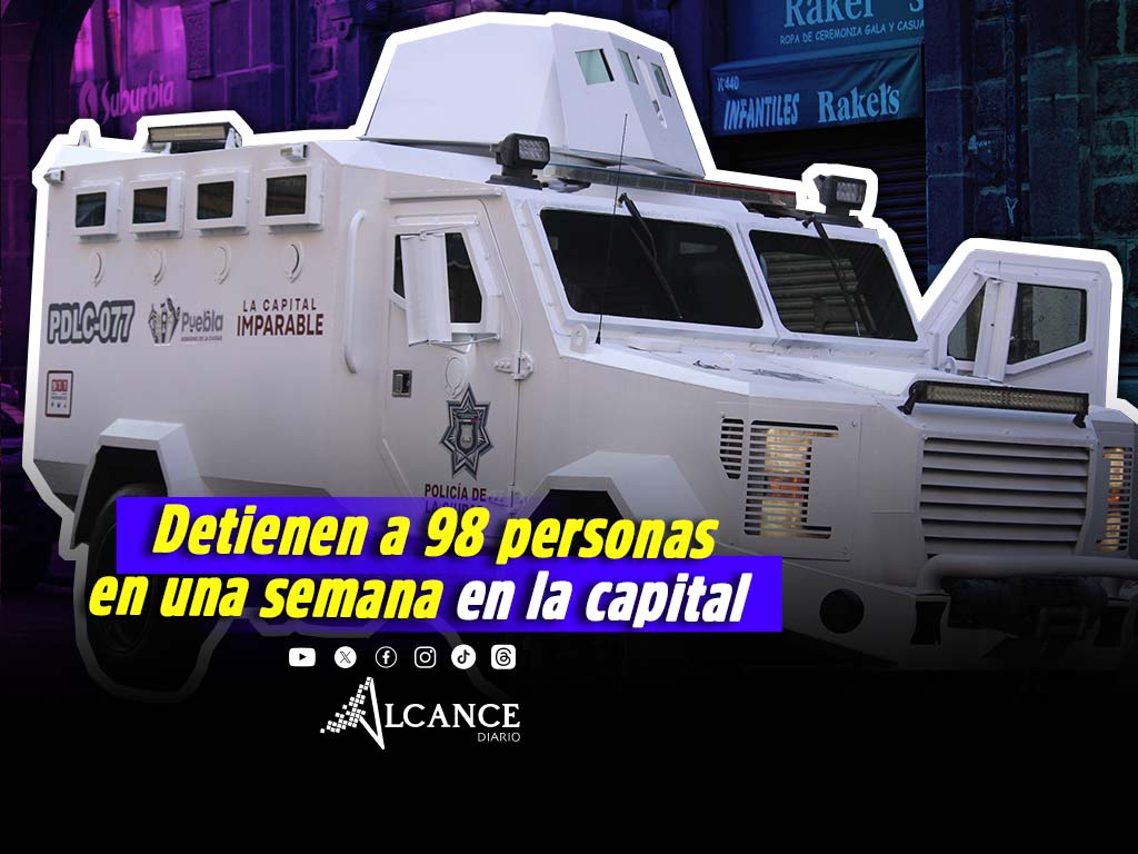 Recuperan 14 vehículos robados y detienen a 98 personas en una semana en Puebla Capital