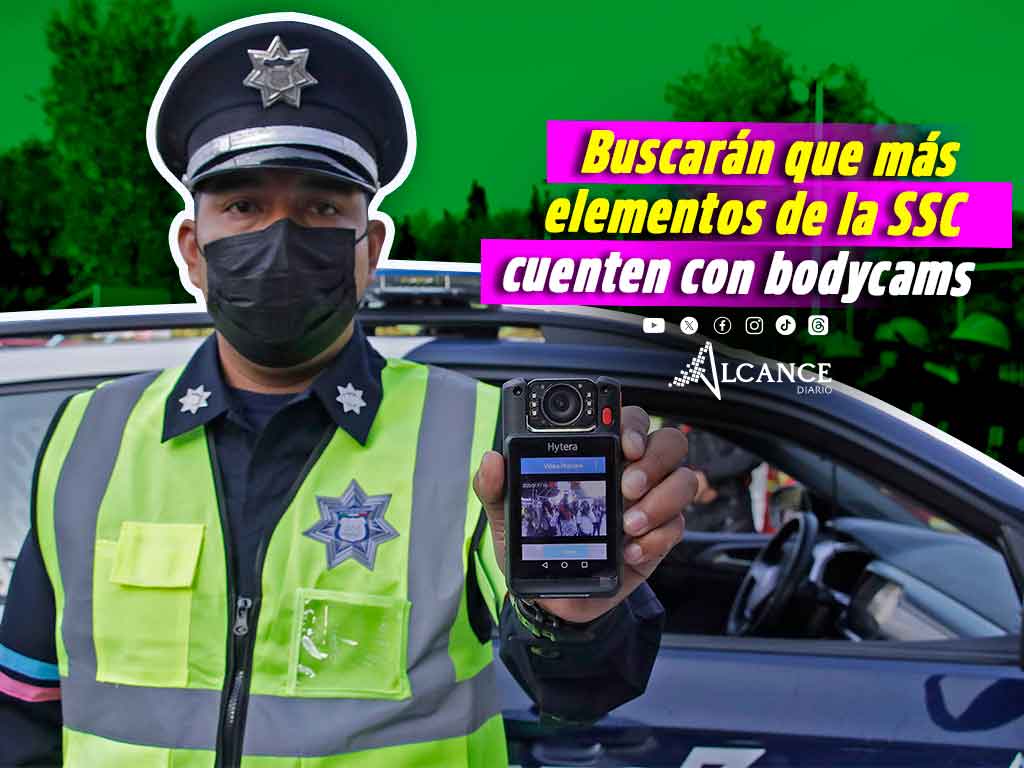 Proyectan adquirir 2 mil 200 bodycams para la SSC; destaca Ayuntamiento disminución de incidencia delictiva