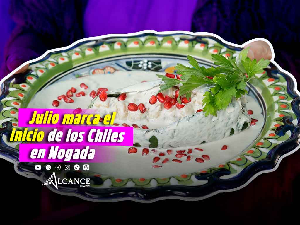 Julio marca el inicio de la temporada del tradicional Chile en Nogada en Puebla: esta es su historia.