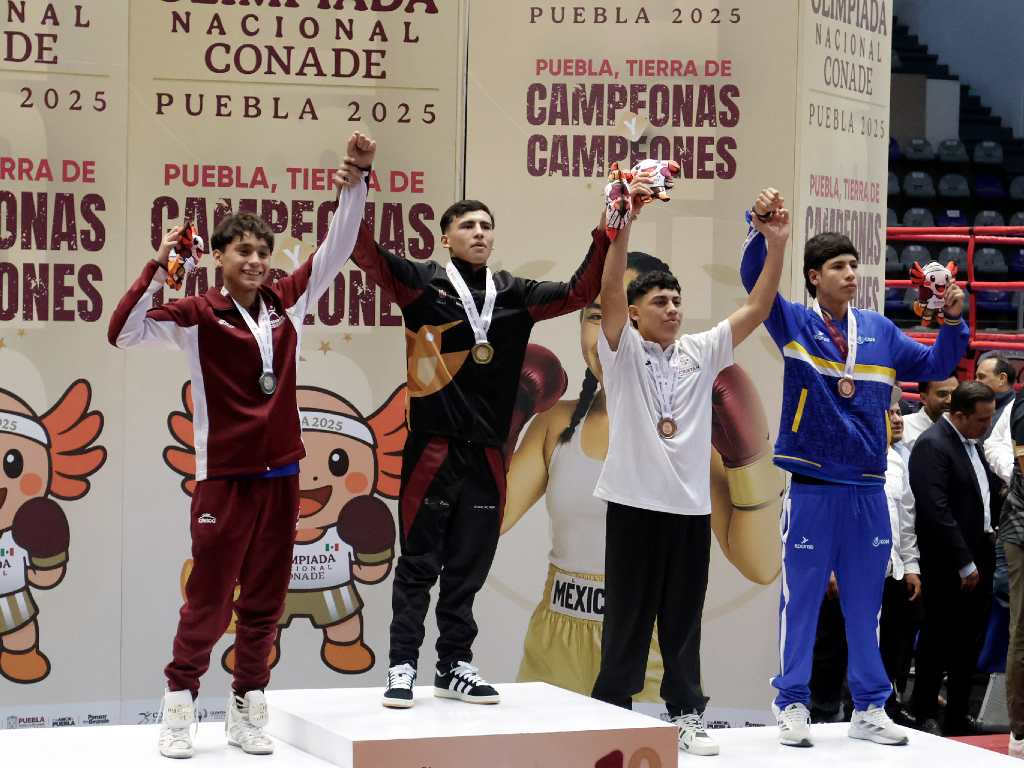 Termina Olimpiada Nacional CONADE en Puebla, Armenta y Rommel Pacheco entregan medallas