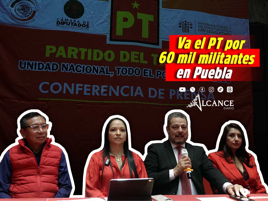 En 2025 PT buscará afiliar a 60 mil personas en Puebla