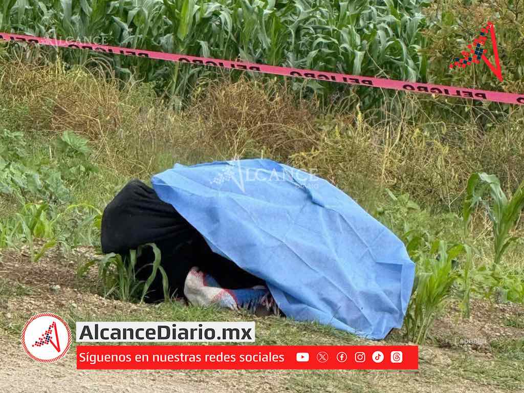 Encuentran cadáver de un hombre en Nealtican; estaba envuelto en una cobija