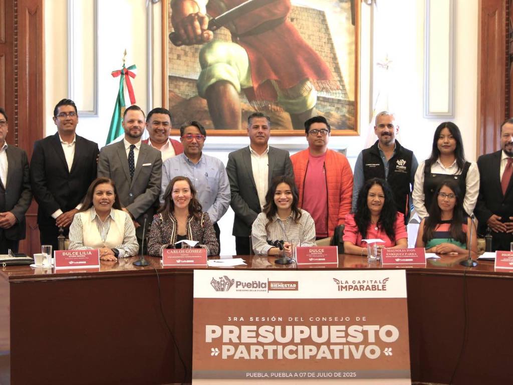 Aprueban 98 acciones para las 30 inspectorías de Puebla Capital con Presupuesto Participativo 2025