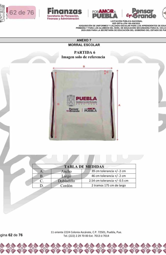 Gobierno de Puebla entregará más de un millón de uniformes gratuitos, lanzan licitación