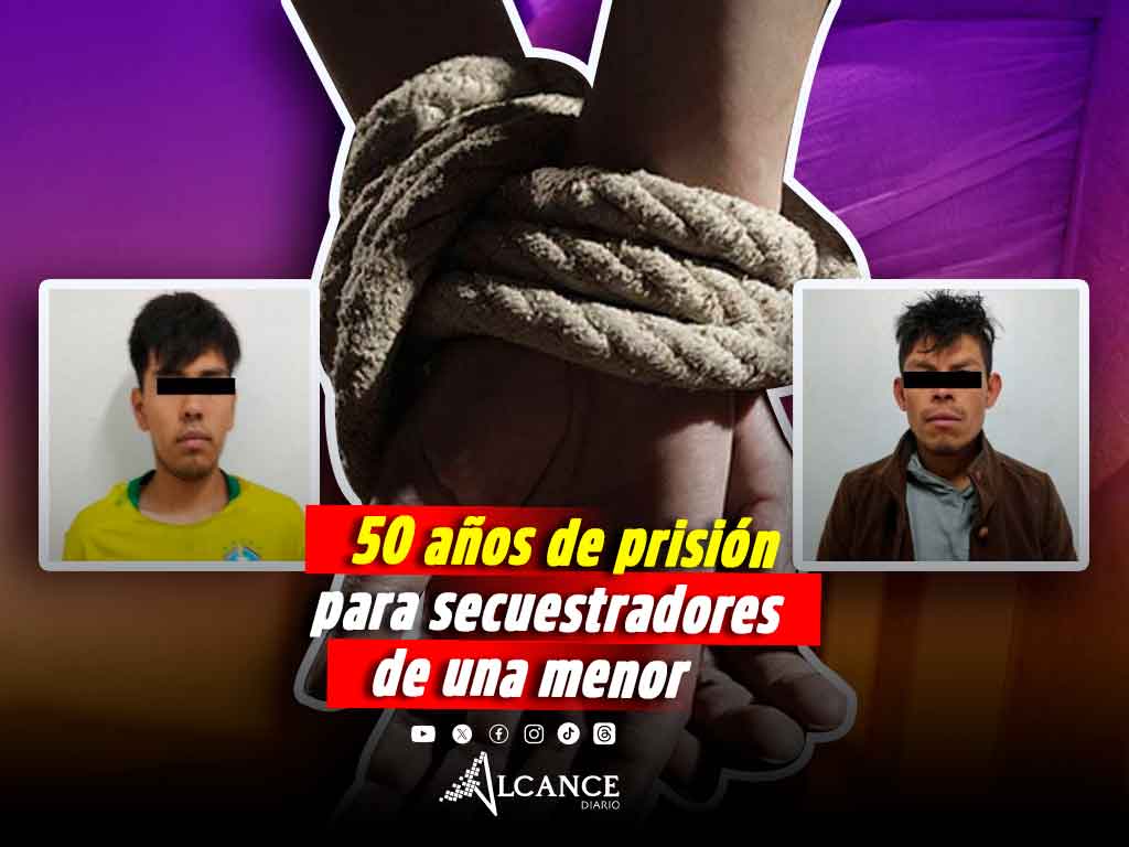Sentencian por 50 años a secuestradores de una menor