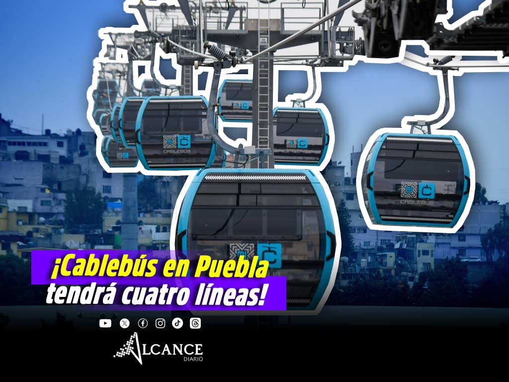Anuncia Armenta construcción de cuarta línea del Cablebús en Puebla
