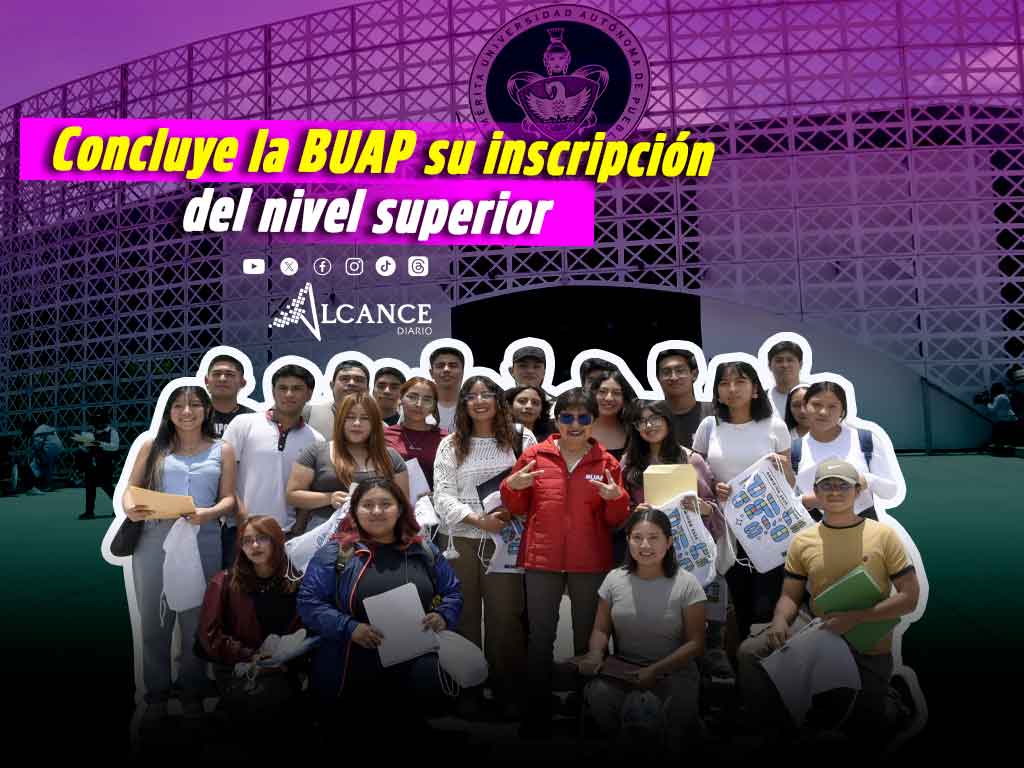 Finalizan estudiantes de nuevo ingreso inscripción al nivel superior en la BUAP