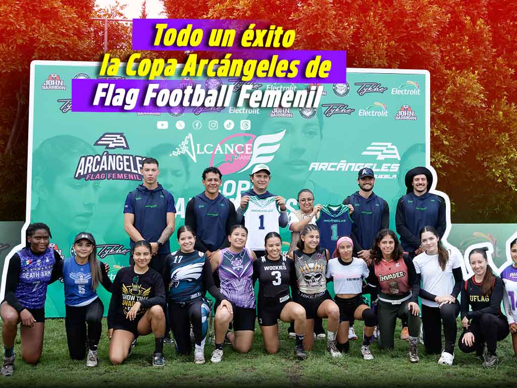 Celebran la Copa Arcángeles de Flag Football Femenil en Puebla