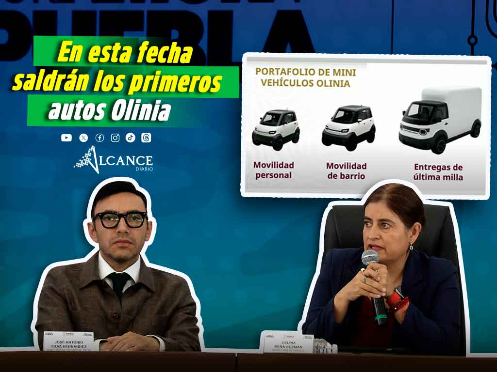 En mayo de 2026 saldrá primera flotilla de autos Olinia diseñados en Puebla
