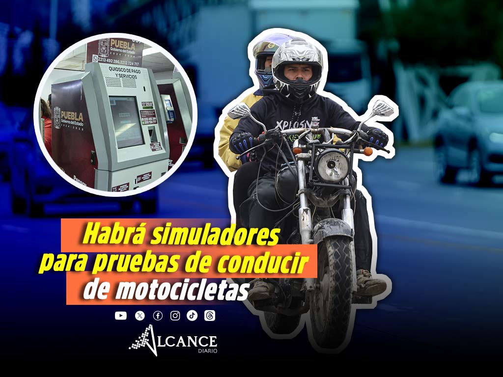 Comprarán 22 simuladores para pruebas de conducir de motocicletas en Puebla 