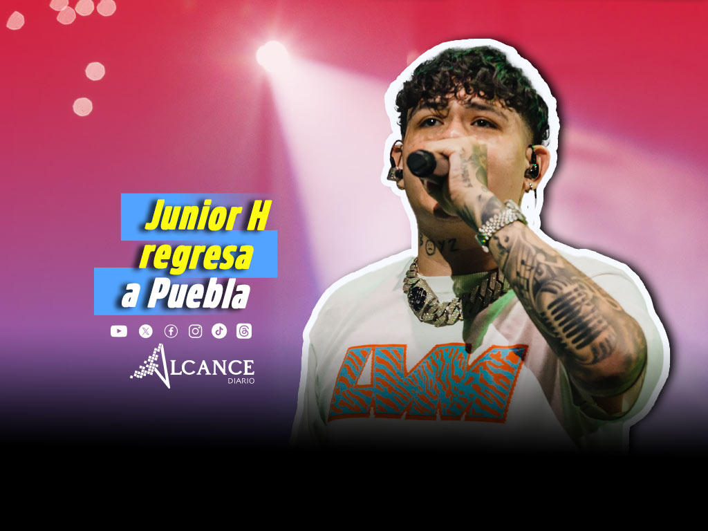 Junior H regresa a Puebla, aquí te contamos cuándo y dónde será el concierto