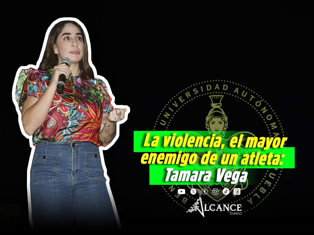 Dicta pentatleta Tamara Vega conferencia sobre la violencia en el deporte