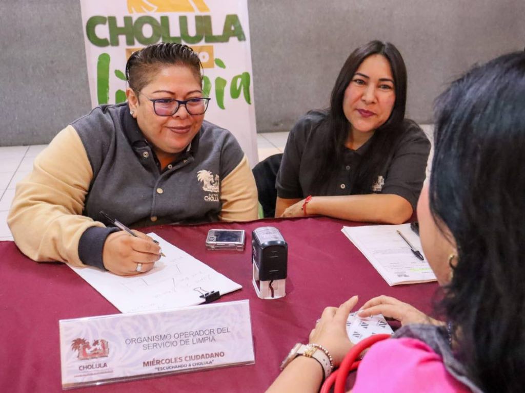 Más de 12 horas de atención en Miércoles del Pueblo de San Pedro Cholula