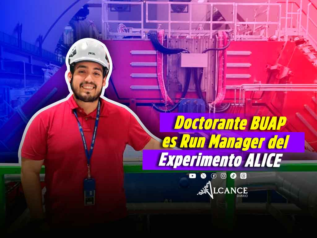 Estudiante de Física Aplicada de la BUAP es Run Manager del Experimento ALICE del CERN