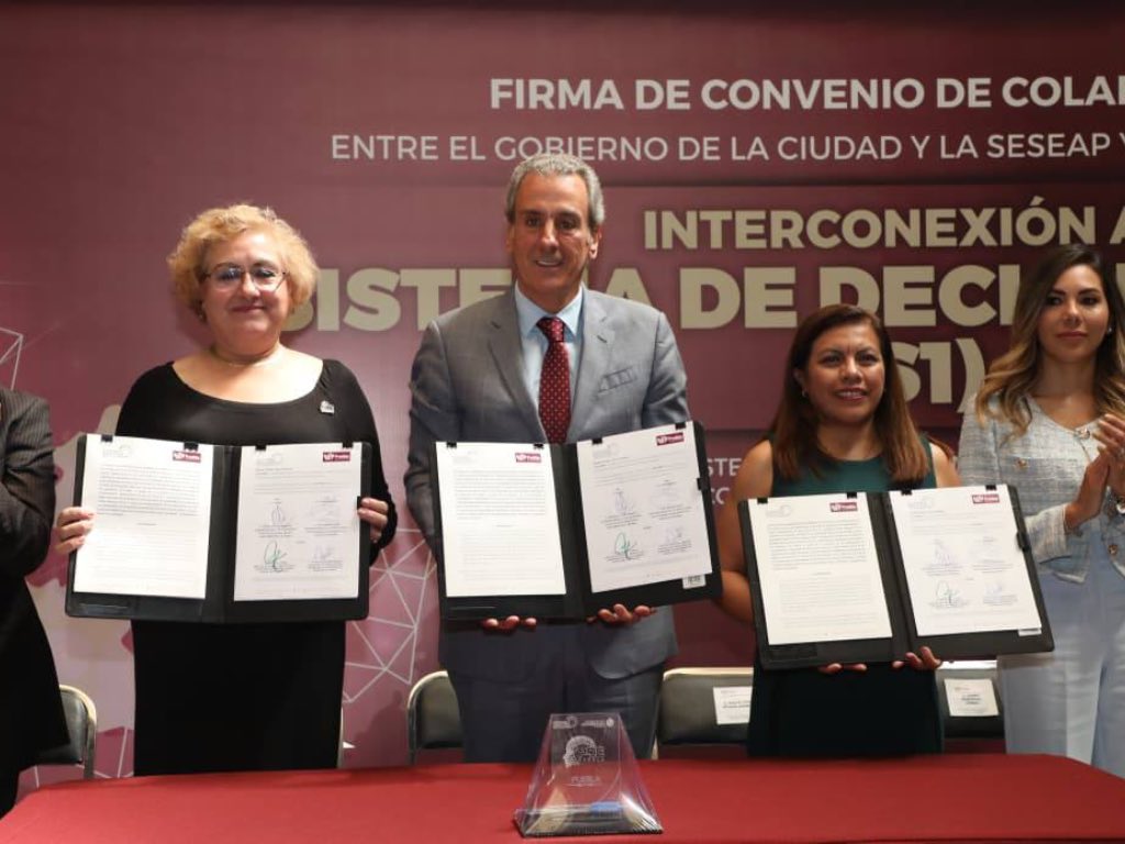 Firman Gobierno de la Ciudad y la SESEAP convenio para interconexión al Sistema de Declaraciones