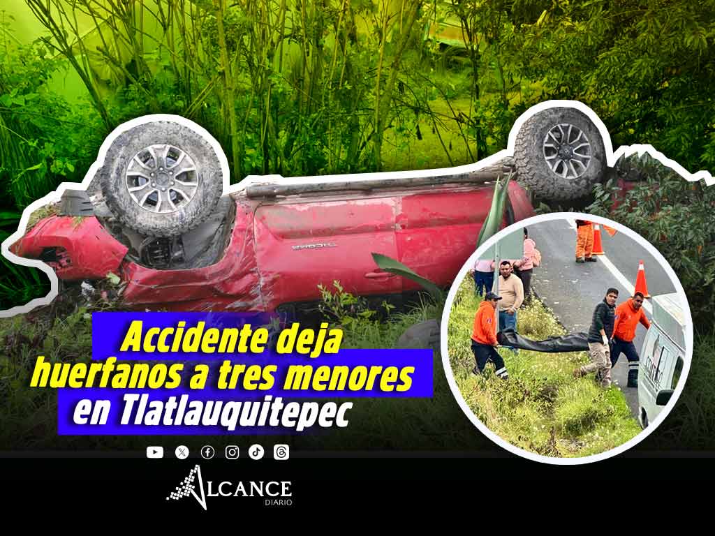 Familia sufre accidente en Tlatlauquitepec; madre pierde la vida