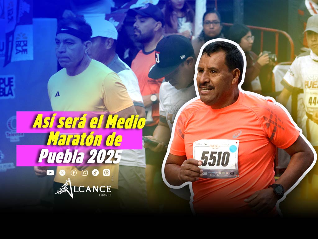 Así podras participar en el "Medio Maratón Puebla 2025"