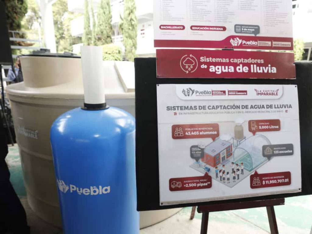 Arranca Programa de Captadores Pluviales en la capital poblana