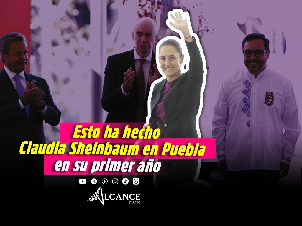 Estas son las acciones de Claudia Sheinbaum en Puebla durante su primer año de gobierno