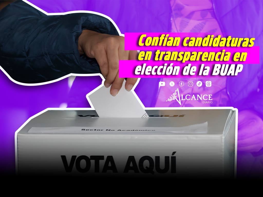 Candidaturas a la Rectoría de la BUAP emiten su voto; manifiestan confianza en el proceso