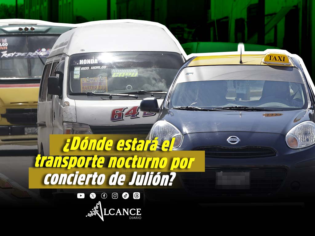Habrá transporte público tras concierto de Julión Álvarez: estas son las rutas