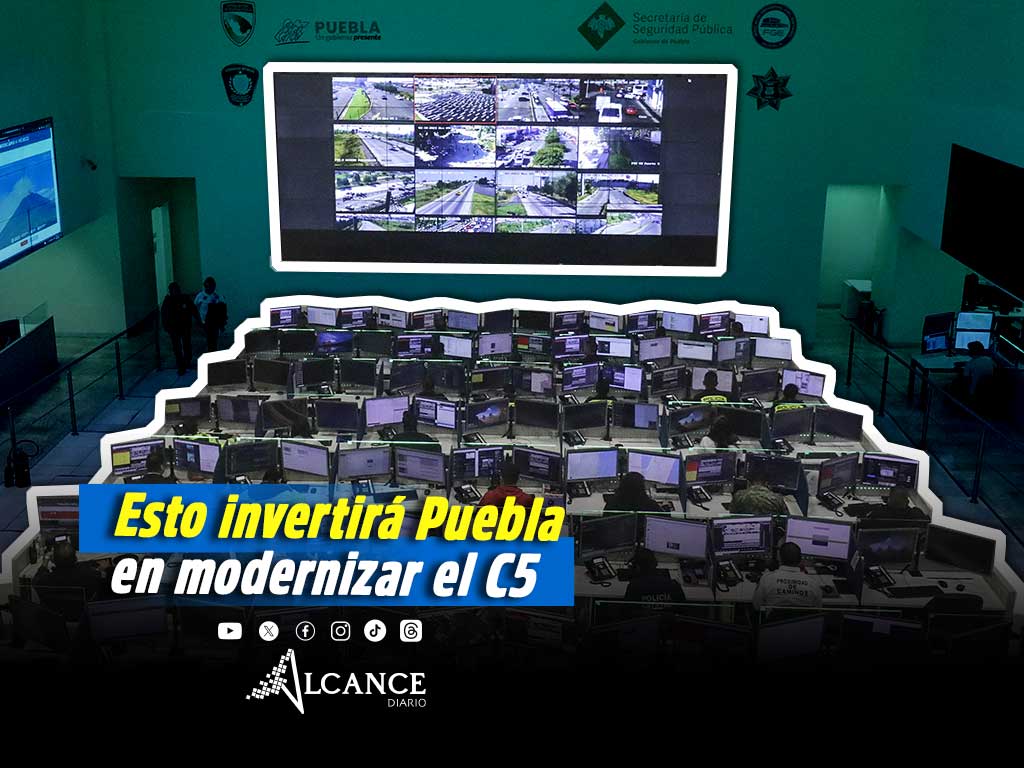 Gobierno invertirá mil 500 mdp durante cinco años para modernizar tecnología del C5 de Puebla