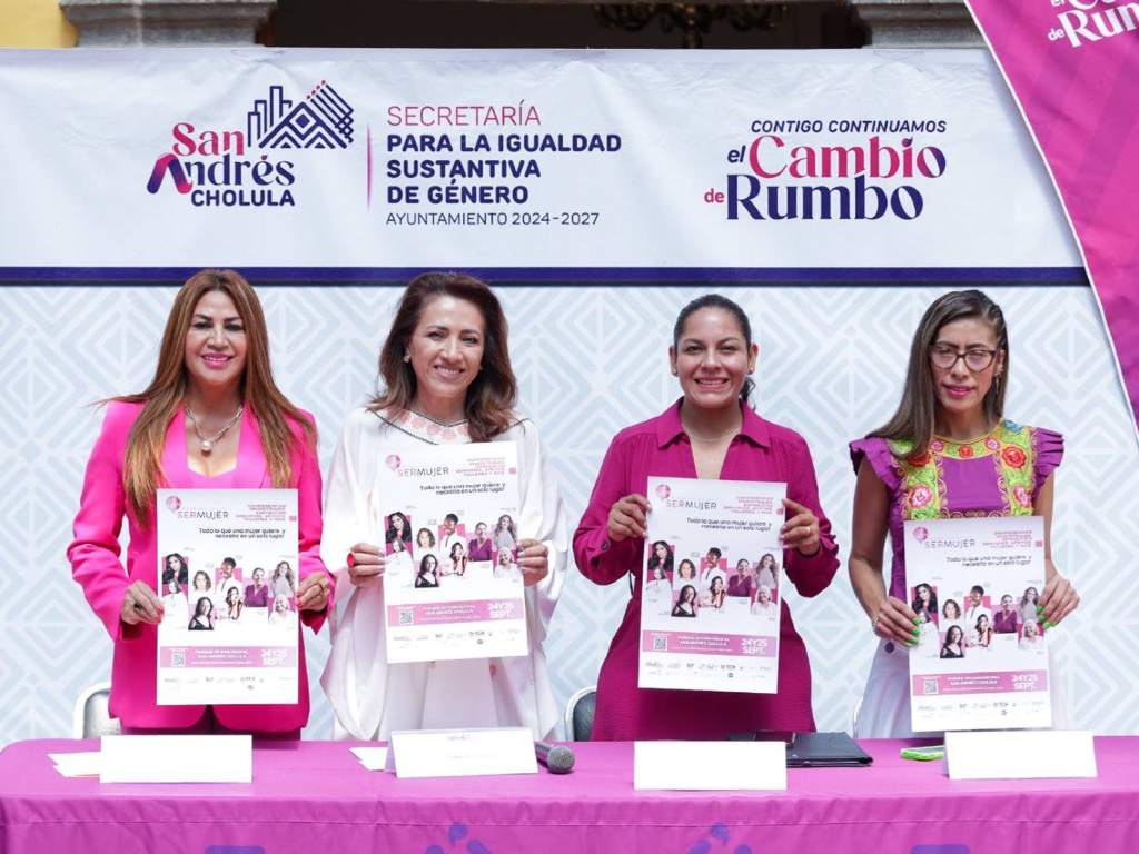 Estos días se realizará la edición Foro Ser Mujer en San Andrés Cholula