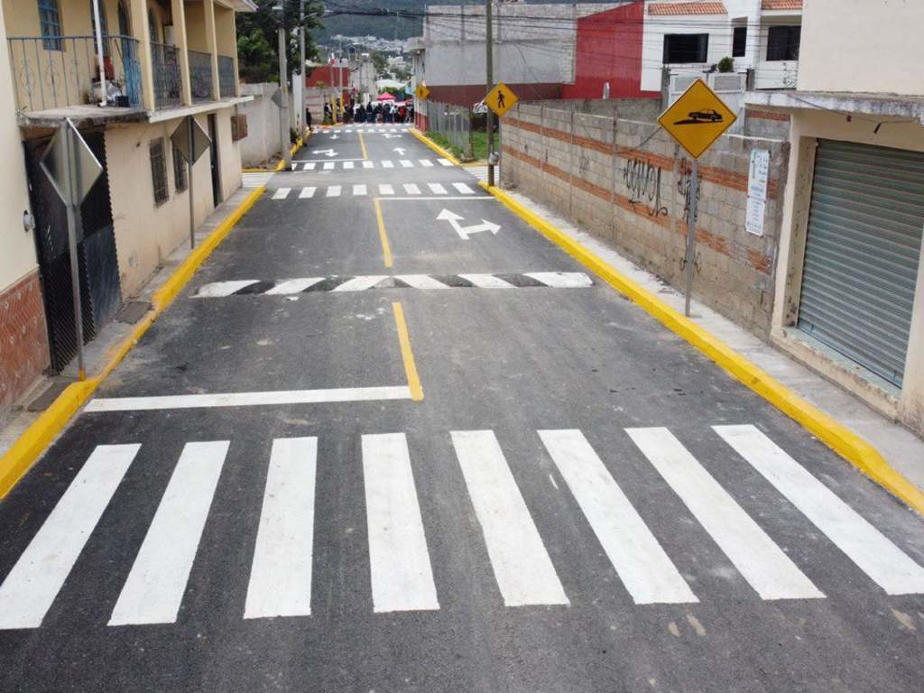 Inauguran nuevas calles y avanzan trabajos de bacheo en Amozoc