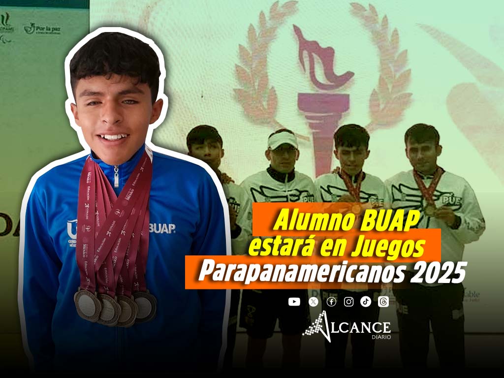 Alumno BUAP es seleccionado para los Juegos Parapanamericanos Juveniles 2025