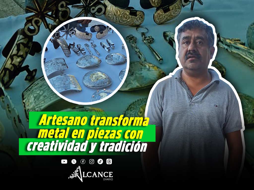 El arte del metal que pasa de generación en generación: artesano de Amozoc, Humberto Zepeda