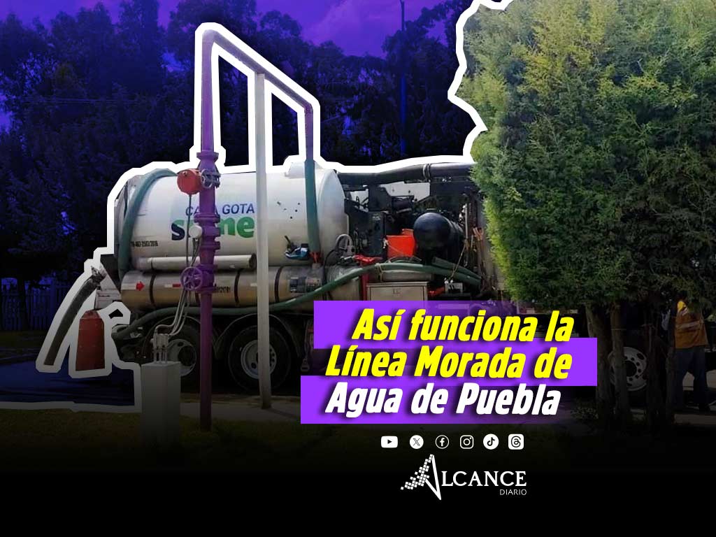 Ahorra Agua de Puebla 162 millones de litros de agua potable con Línea Morada