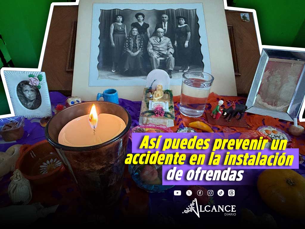 Aquí te dejamos algunas recomendaciones para evitar riesgos en la instalación de ofrendas