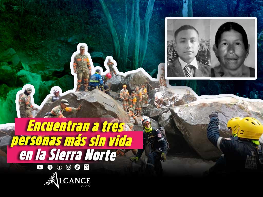 Aumenta a 18 cifra de fallecidos en la Sierra Norte; aún hay 7 desaparecidos