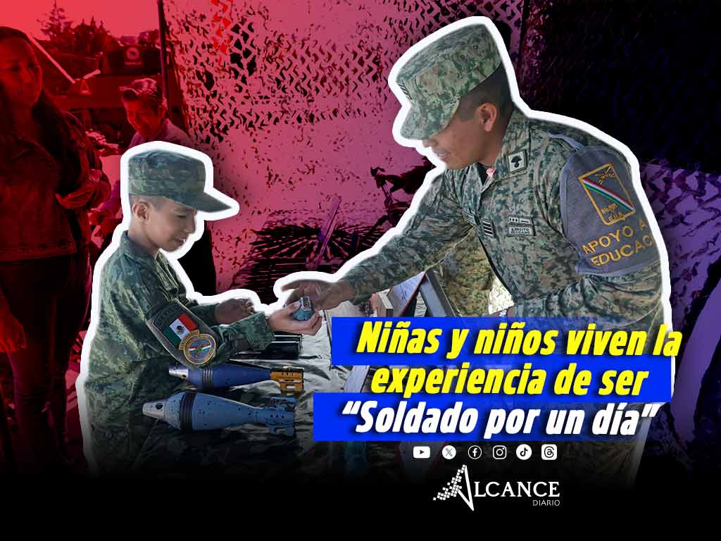 “Soldado por un día”: una experiencia que cumple los sueños de los más pequeños en la XXV Zona Militar