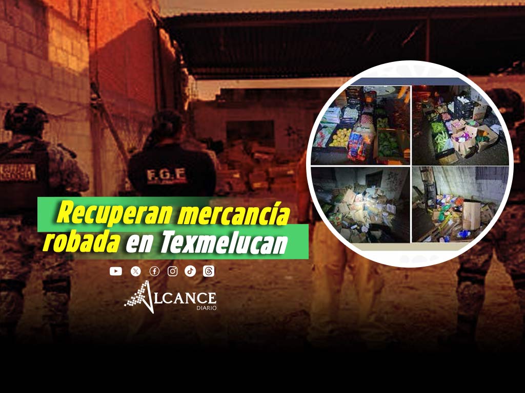 Cateo de la FGE en Texmelucan permite la recuperación de mercancía robada