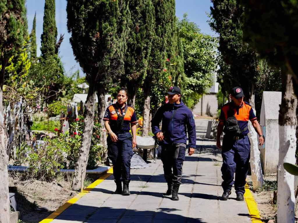 Empieza en San Andrés Cholula Operativo Todos Santos 2025