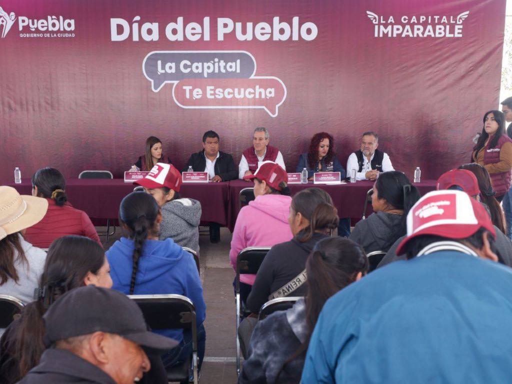 Llevan “El Día del Pueblo, La Capital te Escucha” a Santa María Guadalupe Tecola